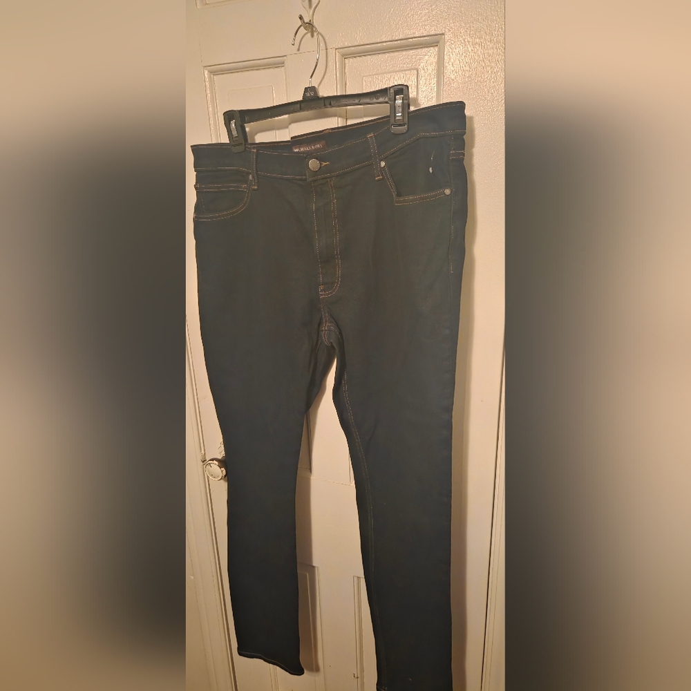 SOLD-Micheal Kors Men's Dark Blue Denim Jeans Size 36x32